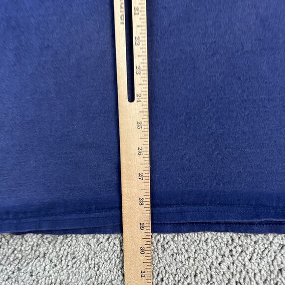 Yankees Stand For The Flag Shirt Mens 2XL Blue Hanes Patriotic Cross Graphic Tee - Picture 9 of 11